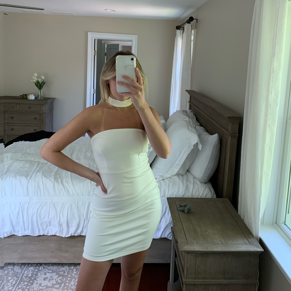 Lulu’s White Body-con Dress